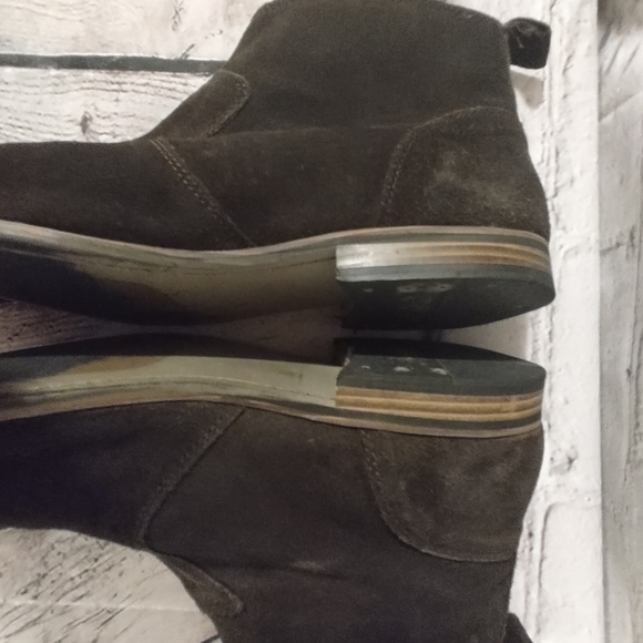 Topman Suede Brown Ankle Boots Men's 12 - Picture 4 of 11